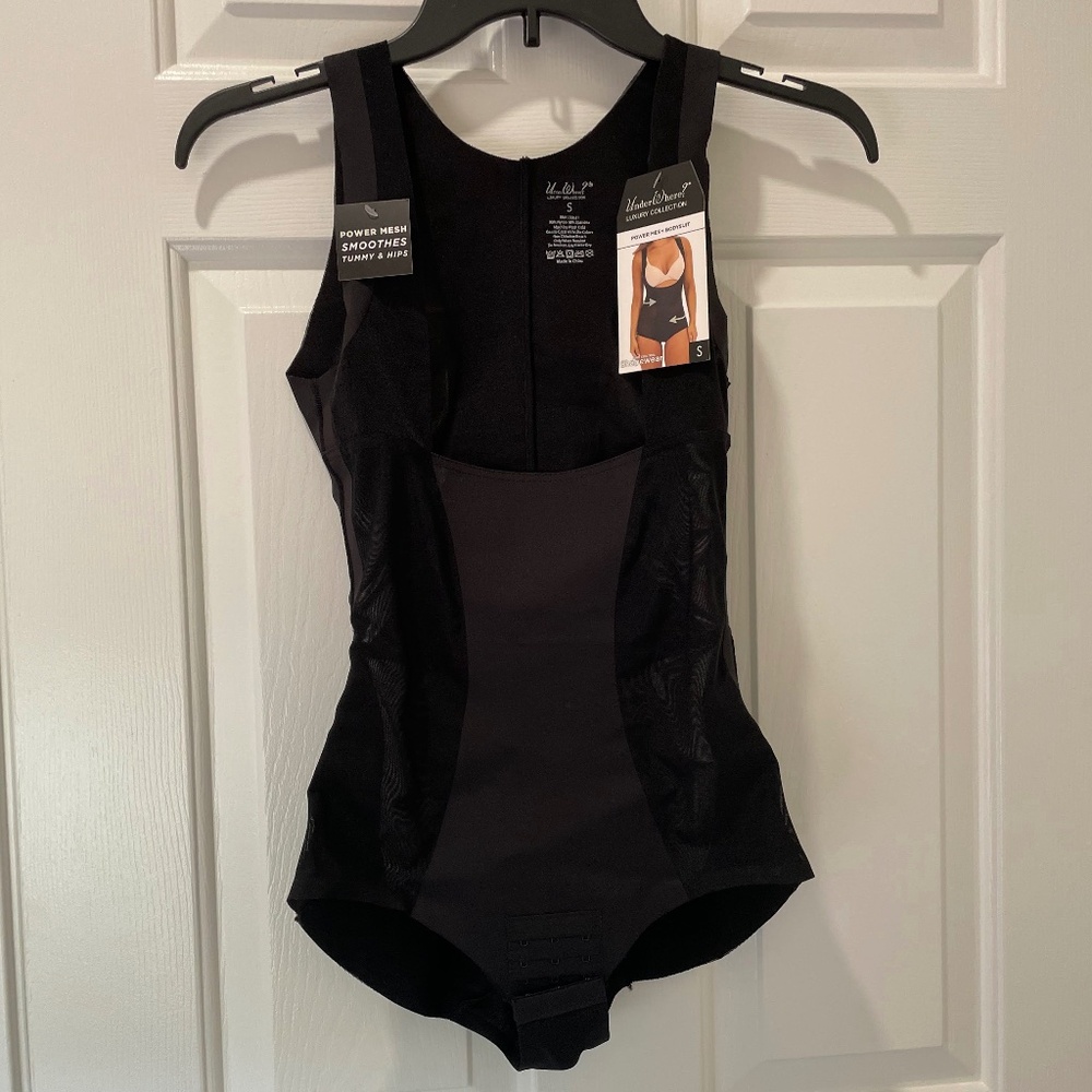 Tummy Control Power Mesh Bodysuit Shapewear